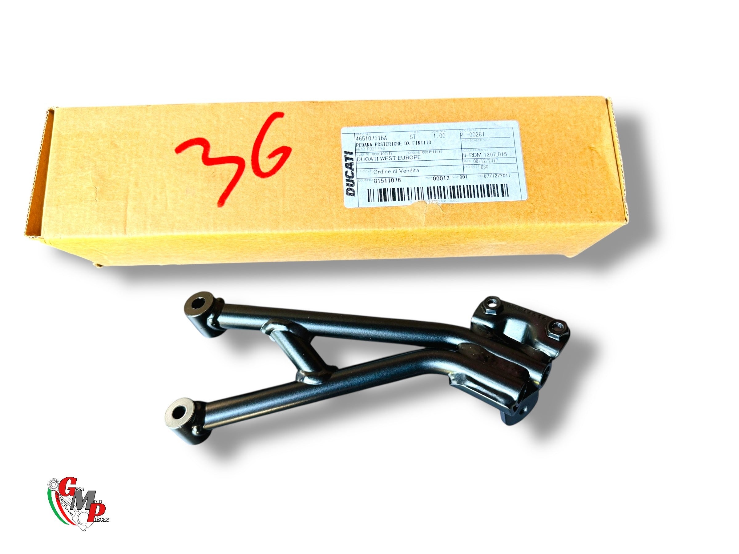 Platine Repose Pied Droit Passager Neuve - Ducati