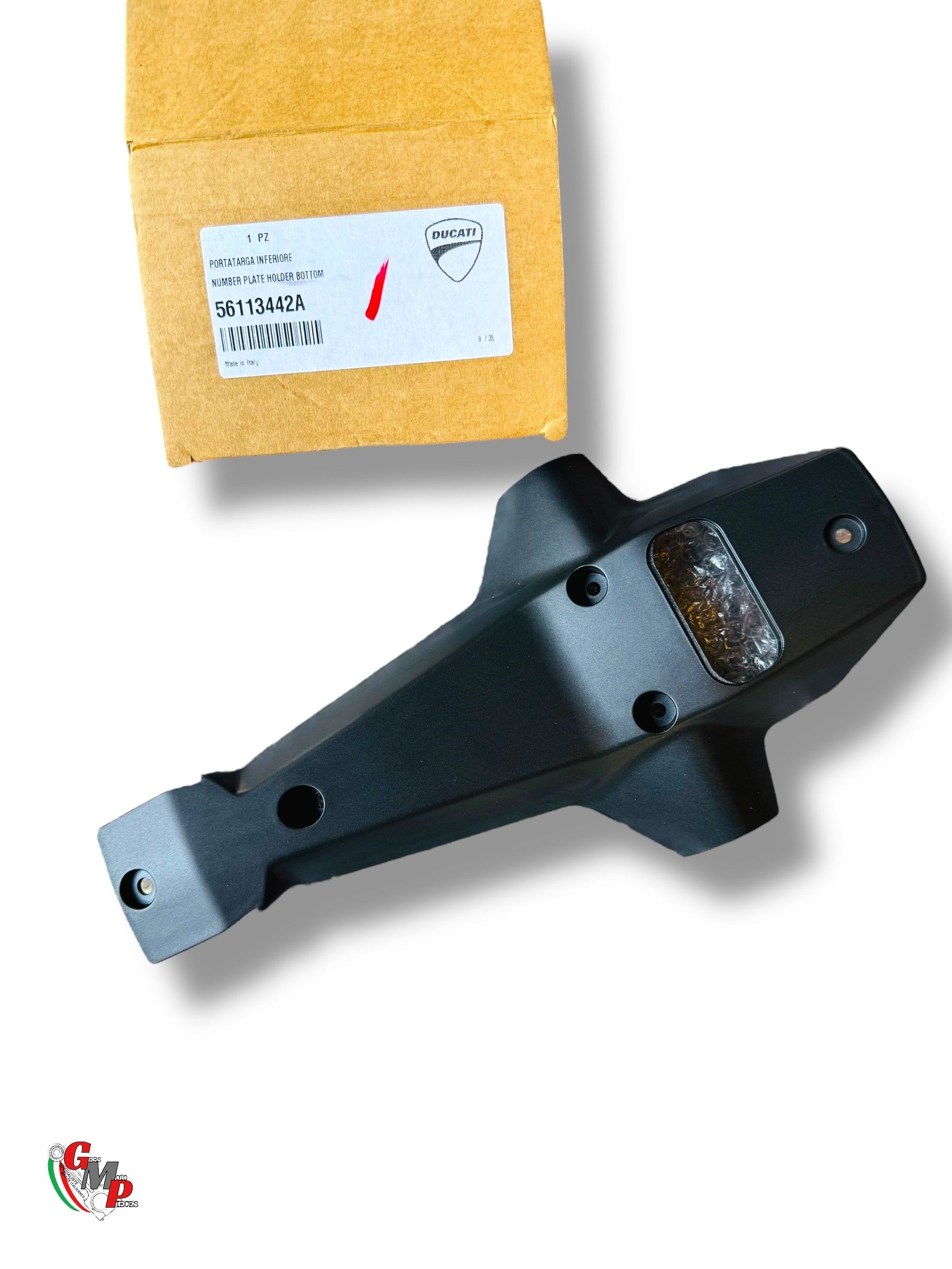 Plastique Inférieur Support Plaque Immat NEUF - Ducati