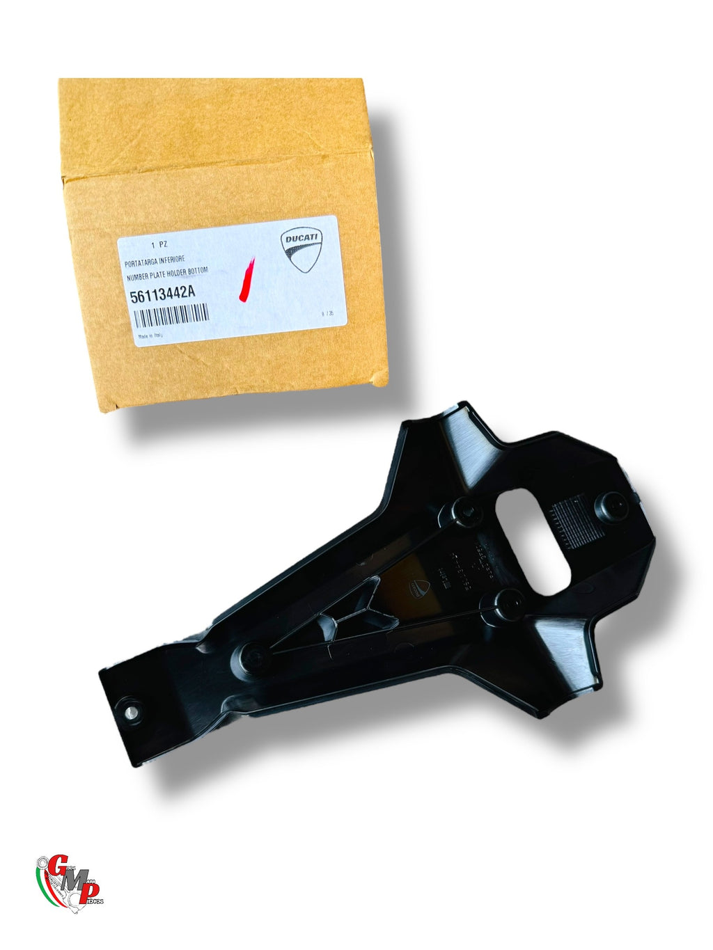 Plastique Inférieur Support Plaque Immat NEUF - Ducati