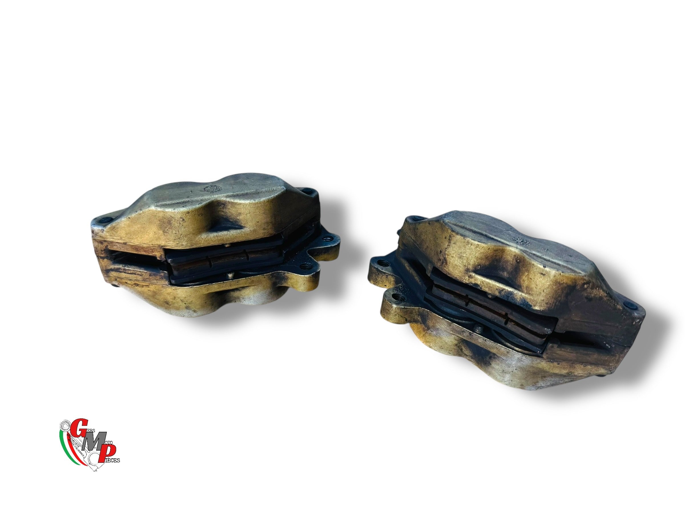 Paire Etrier Frein Avant Brembo Série Or Entraxe 40mm de fixation - Ducati
