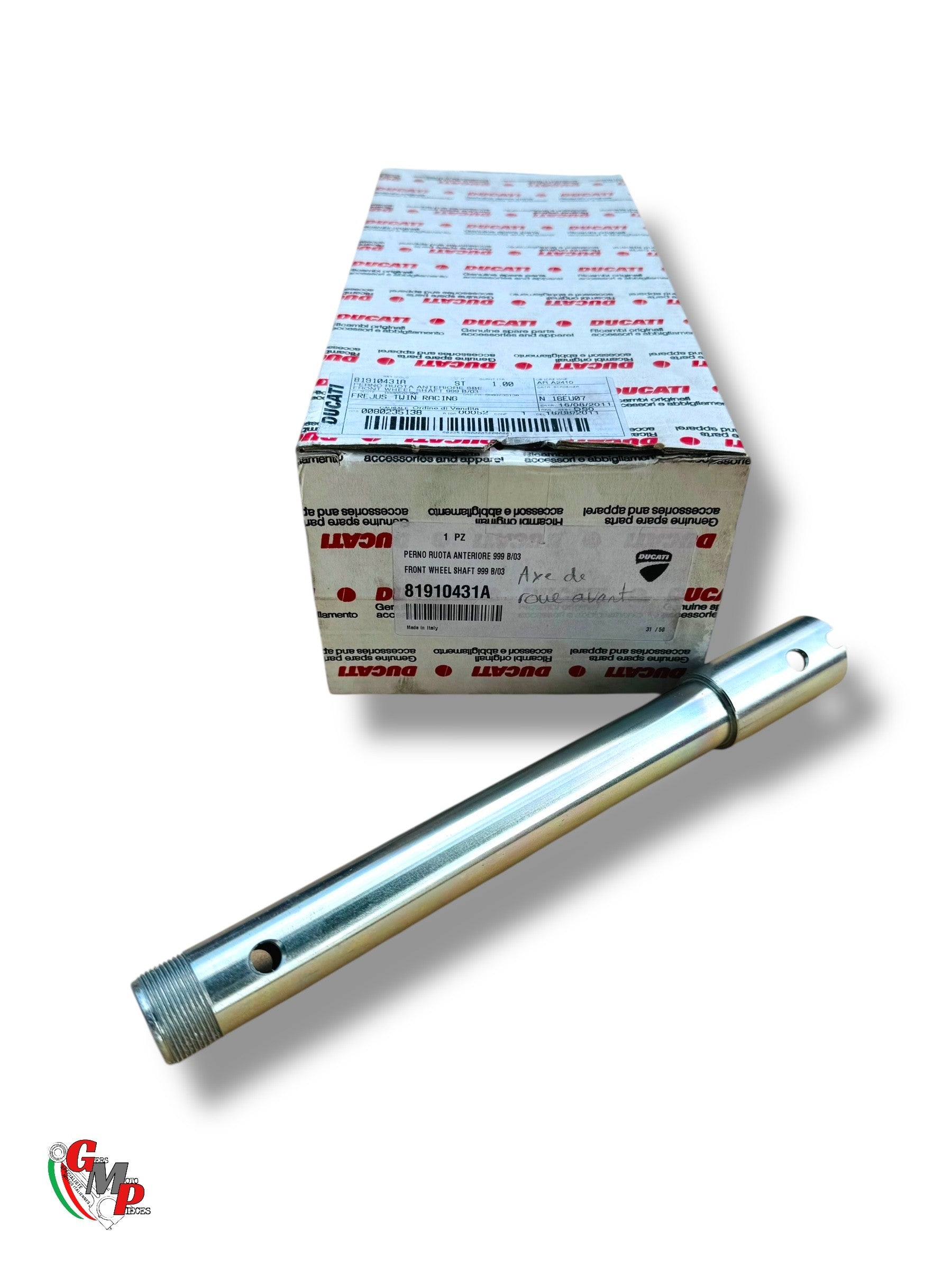 Axe roue avant NEUF - Ducati
