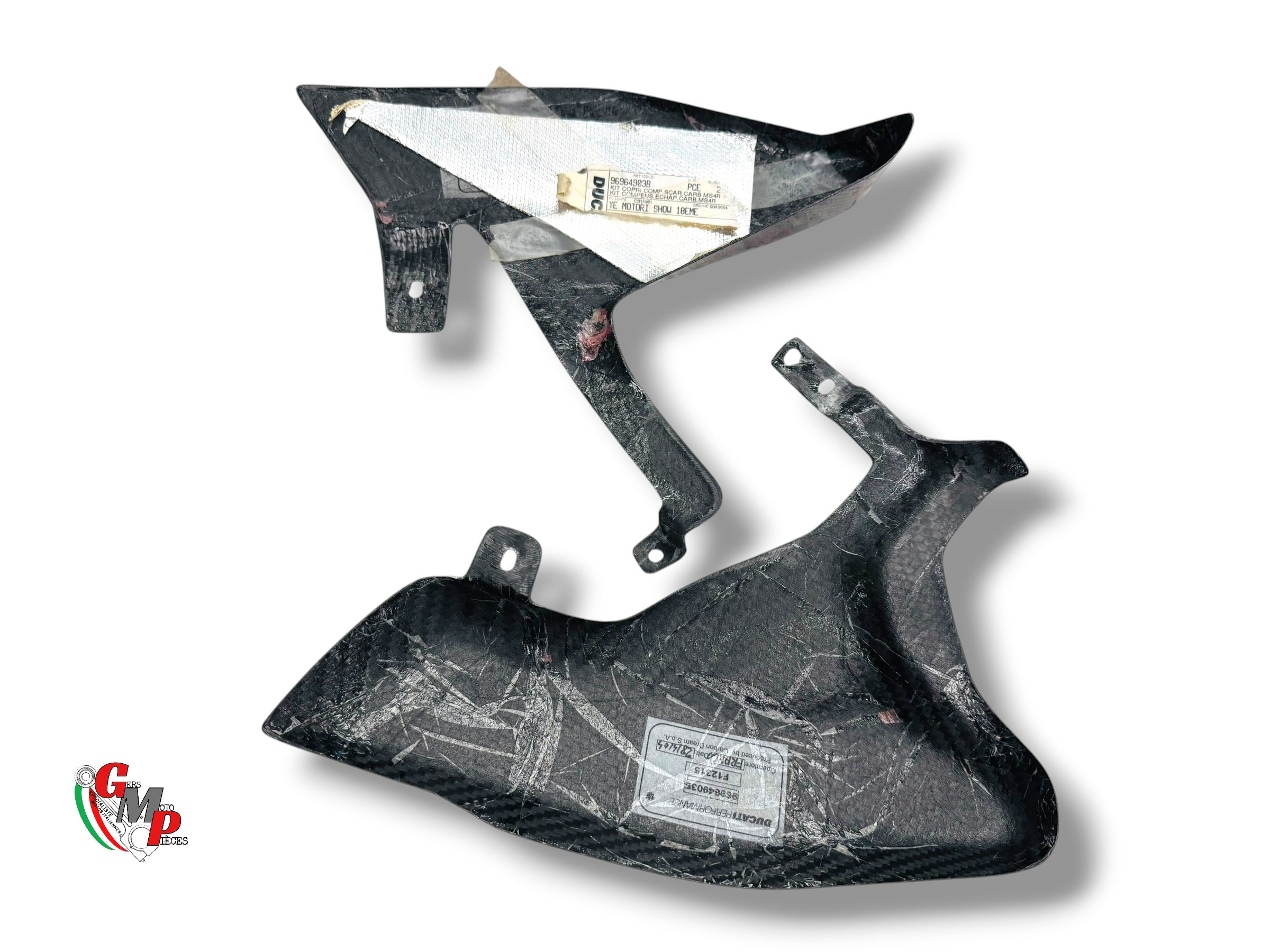 Kit Cache Catalyseur Carbone NEUF - Ducati Performance