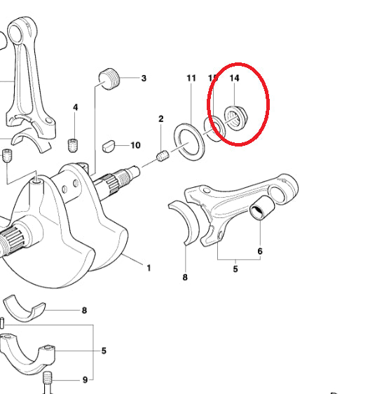 Ecrou Alternateur Neuf - Ducati