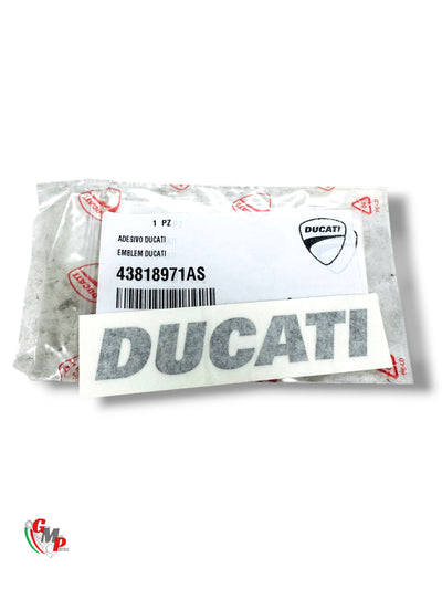 Embleme Ducati Gris Fonce' NEUF - Ducati