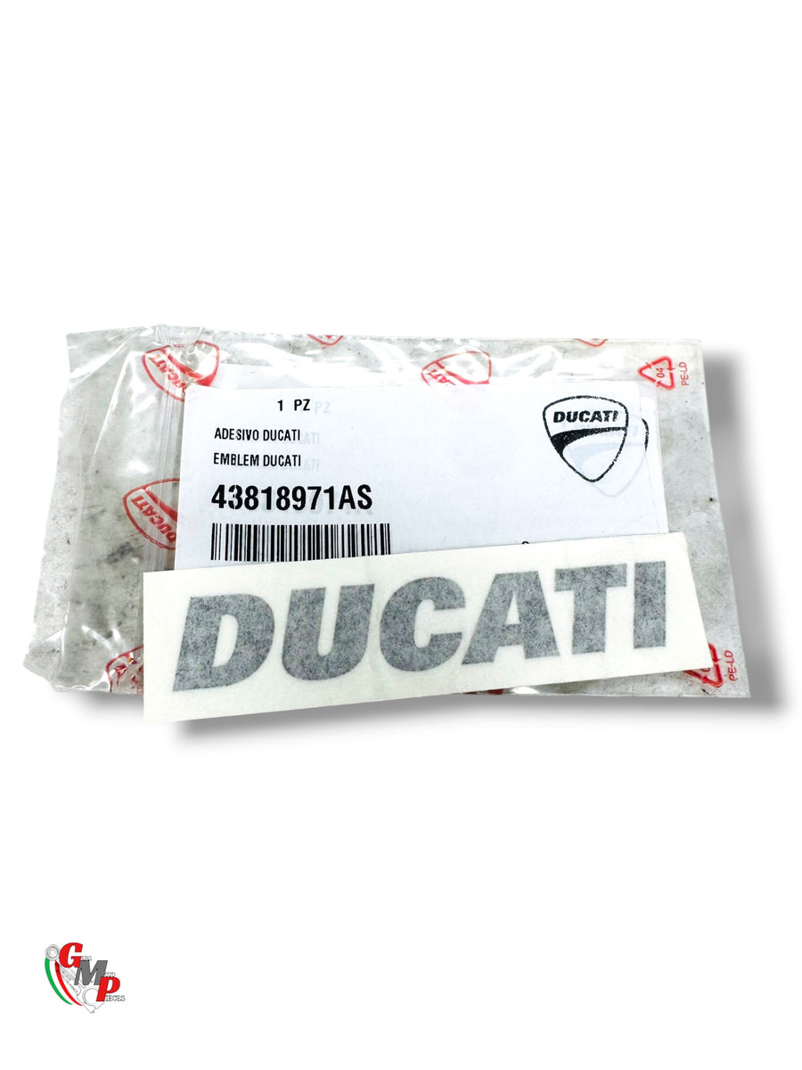 Embleme Ducati Gris Fonce' NEUF - Ducati