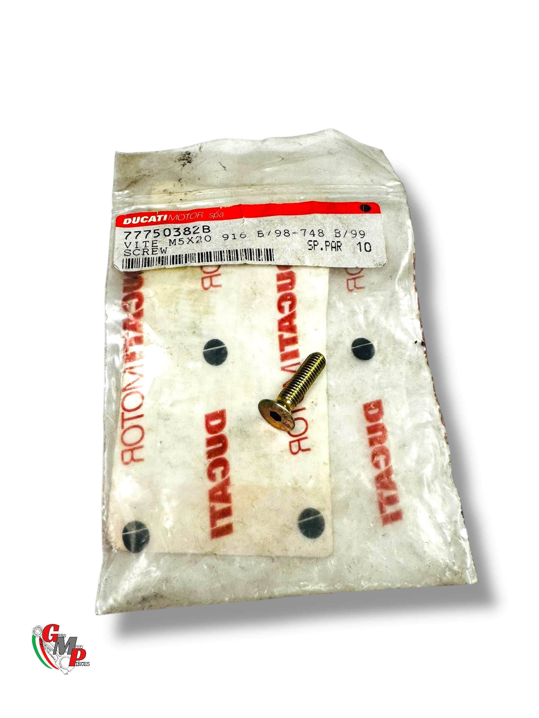 Vis M5X20 Bichormate Fixation Serrure Selle NEUF - Ducati