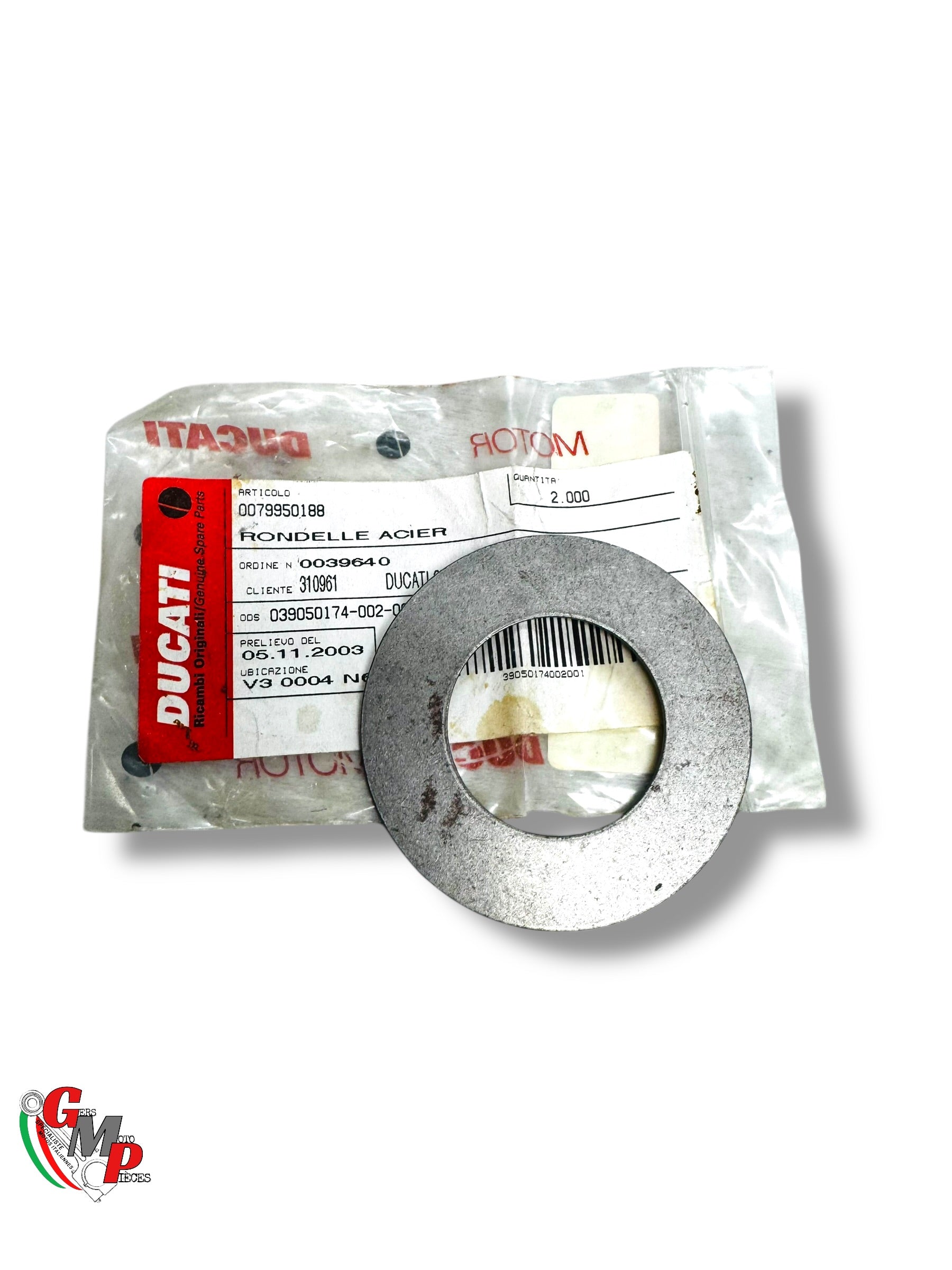 Rondelle Acier NEUVE - Ducati