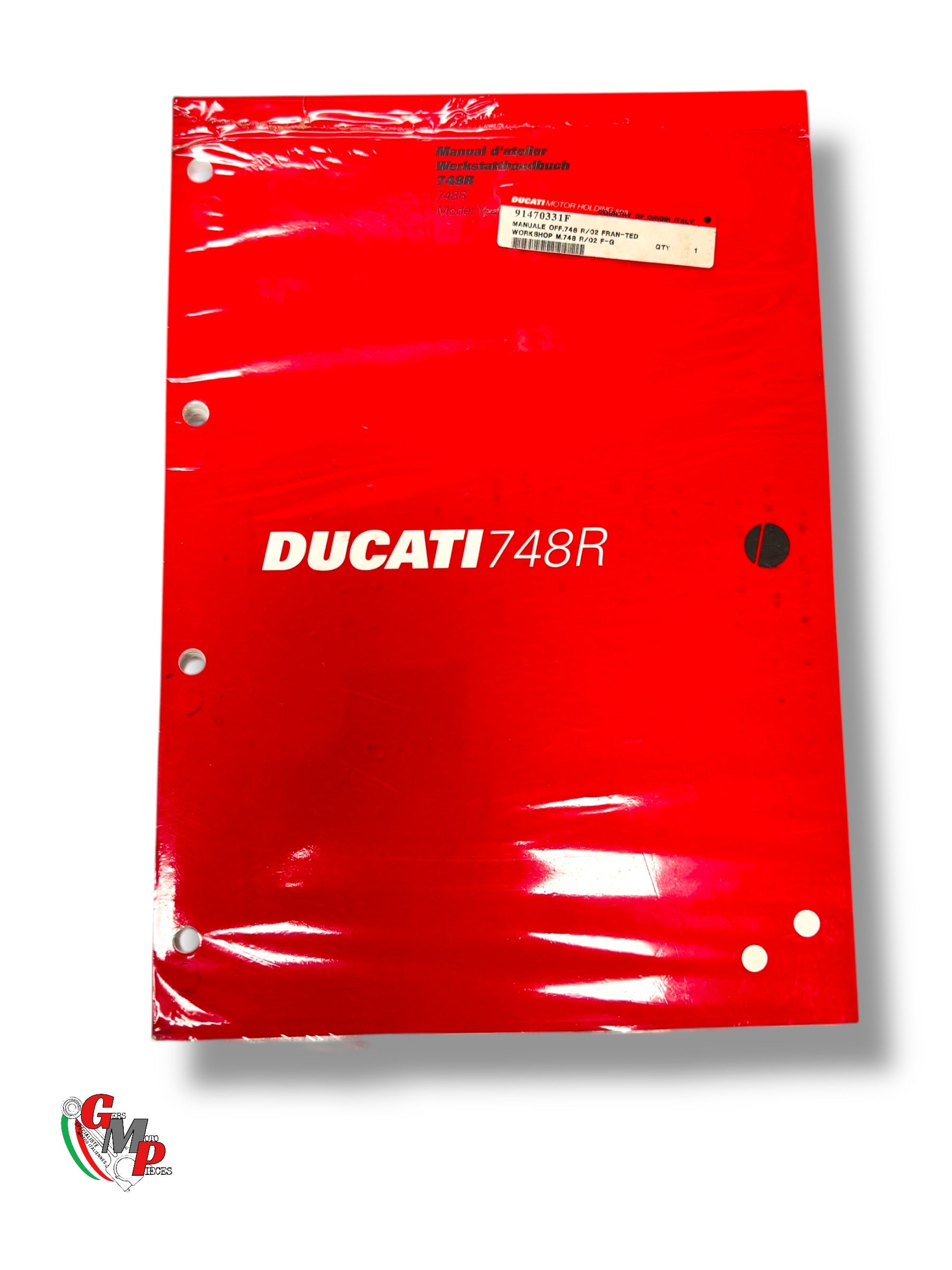 Manuel D Atelier 748 R 2002 Français/Allemand NEUF - Ducati