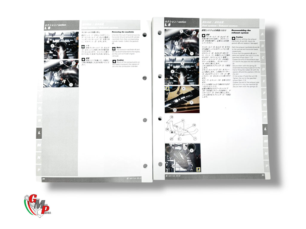 Manuel Atelier 999S 2003 Jap/Ang NEUF - Ducati