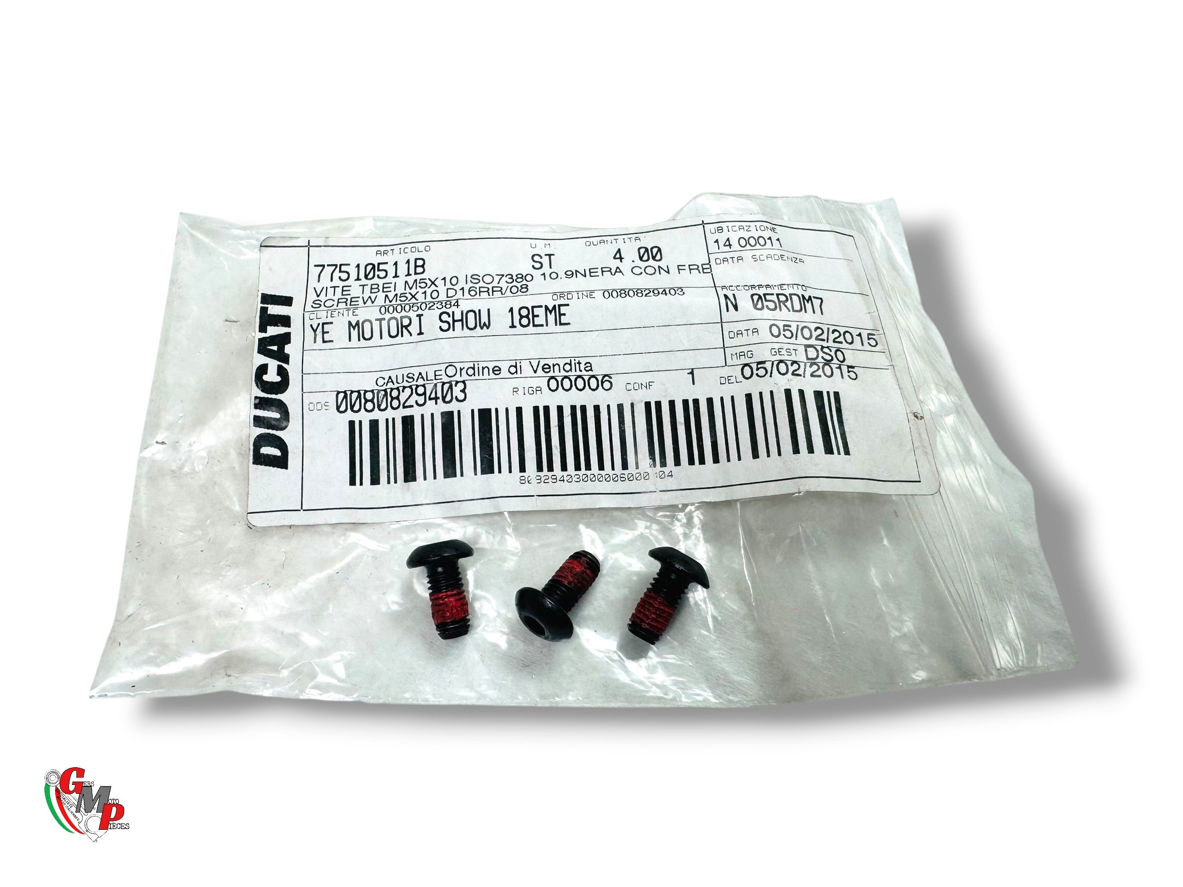 Vis Tbei M5X10 NEUVE - Ducati