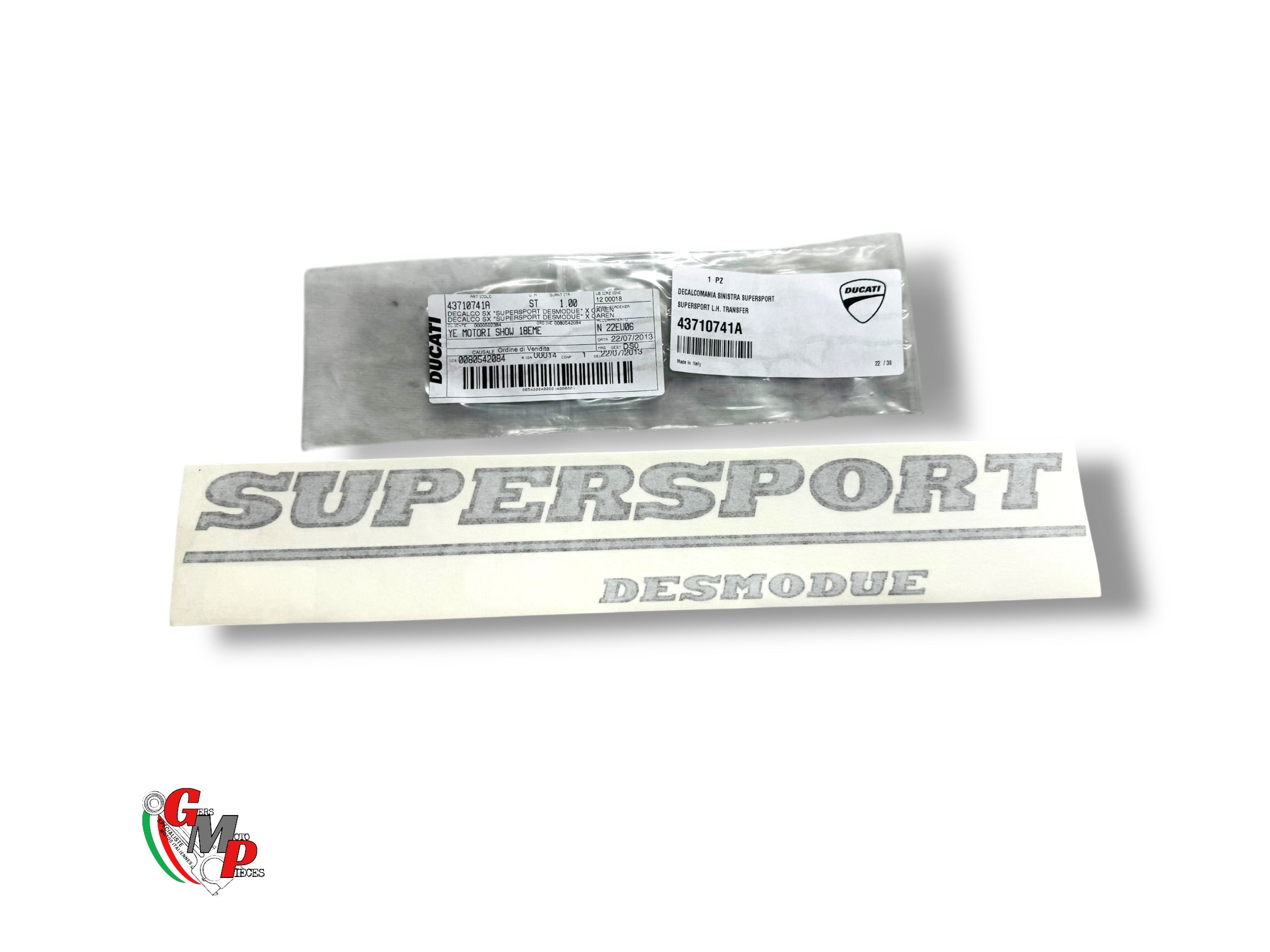 Decalcomanie Gauche Supersport NEUF - Ducati