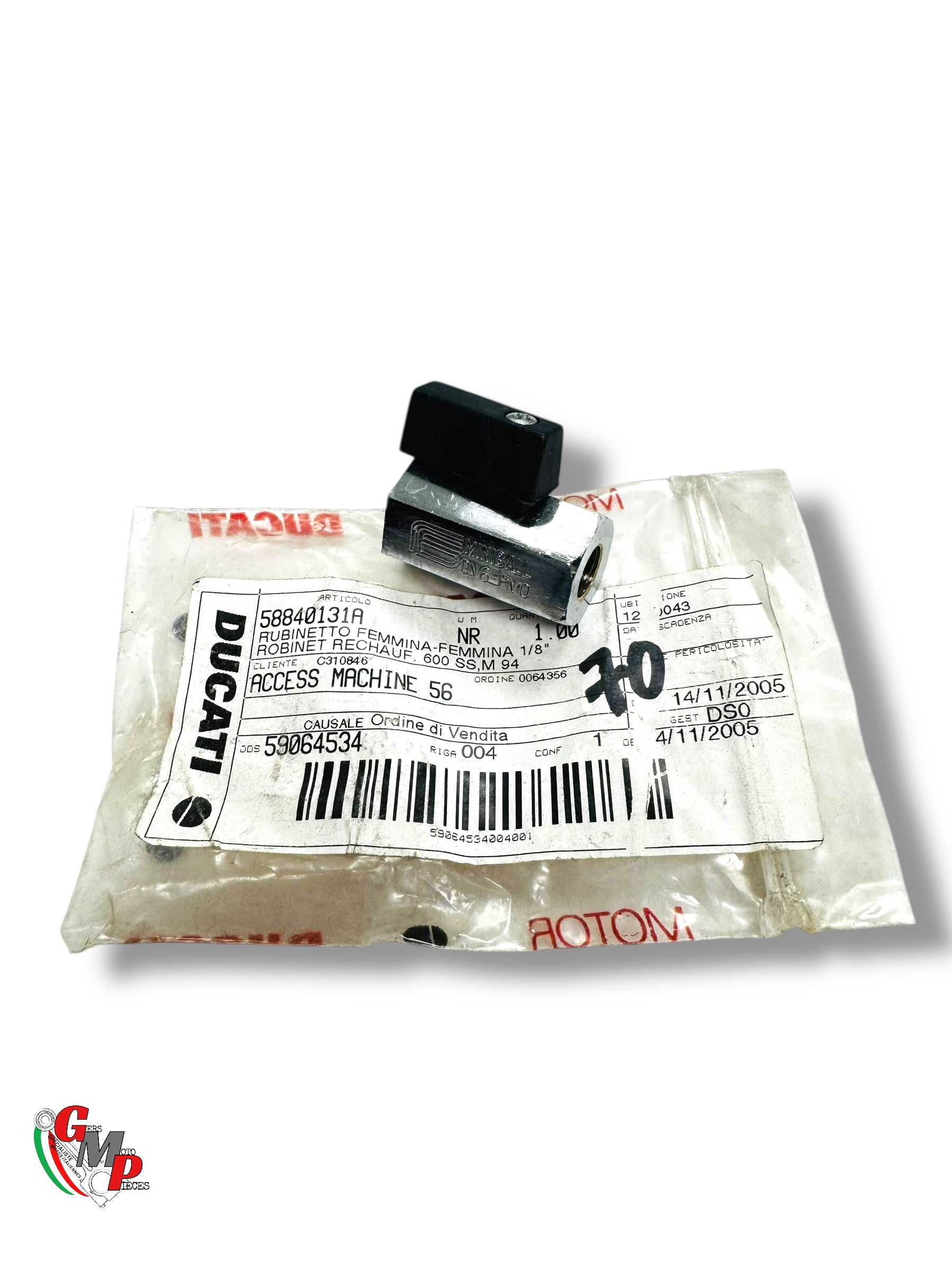 Robinet Réchauffeur Carbu NEUF - Ducati