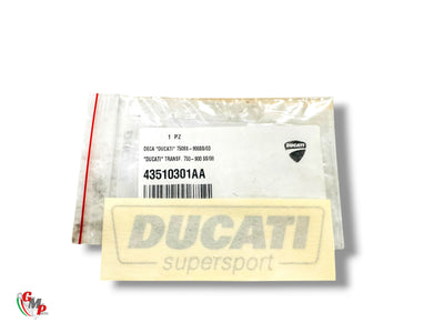 Decalcomanie Ducati Supersport Argent NEUF - Ducati