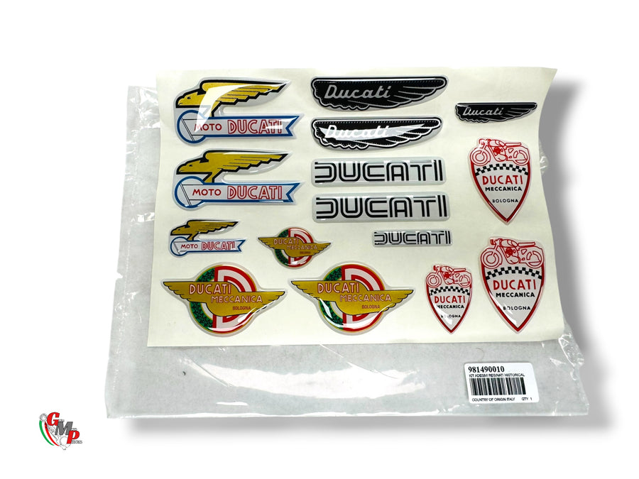 Planche Stickers Historiques NEUF - Ducati