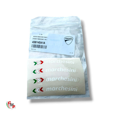Decalcomanie "Marchesini" Blanc NEUVE - Ducati
