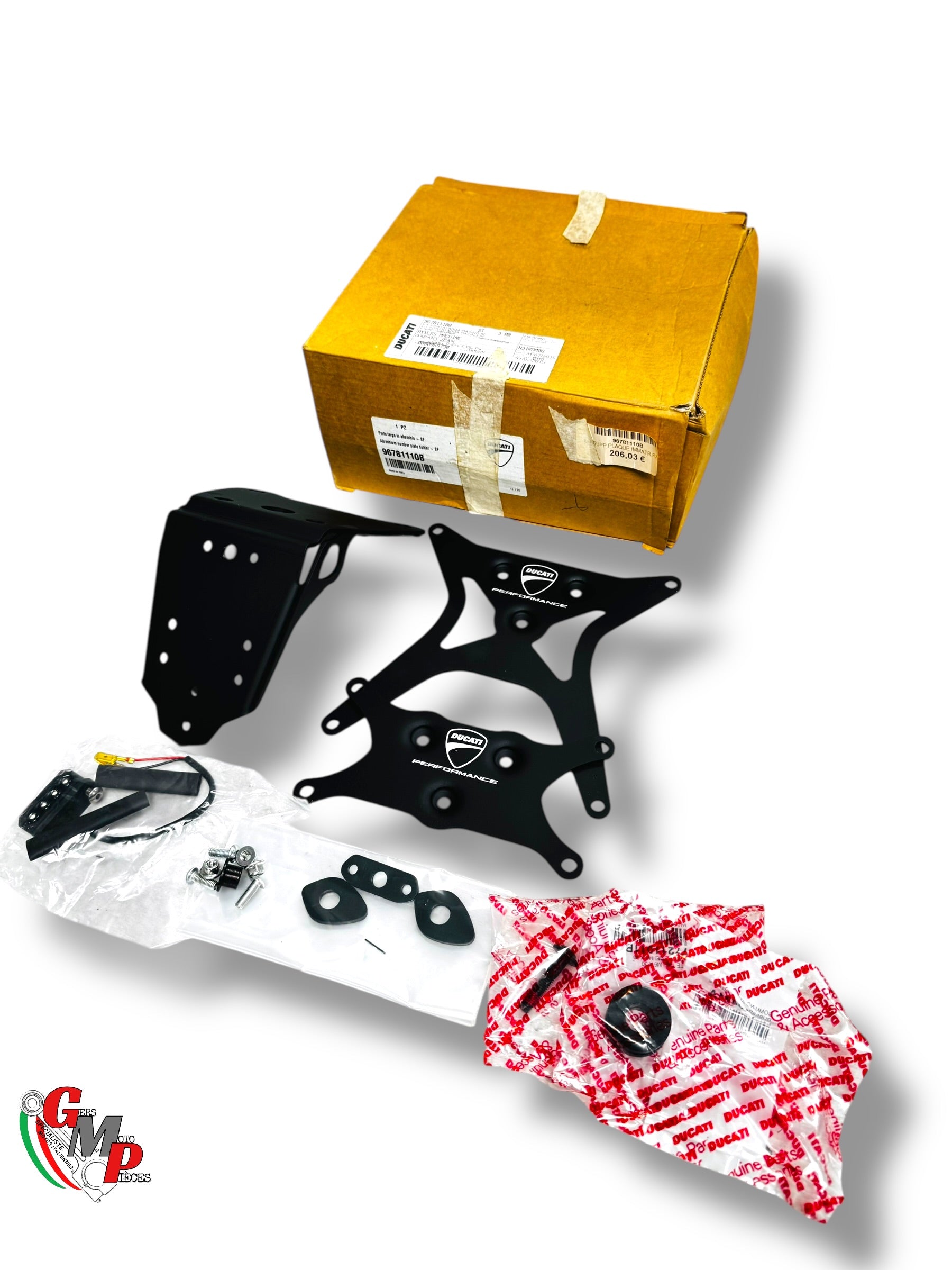 Support de Plaque Aluminium NEUF - Ducati