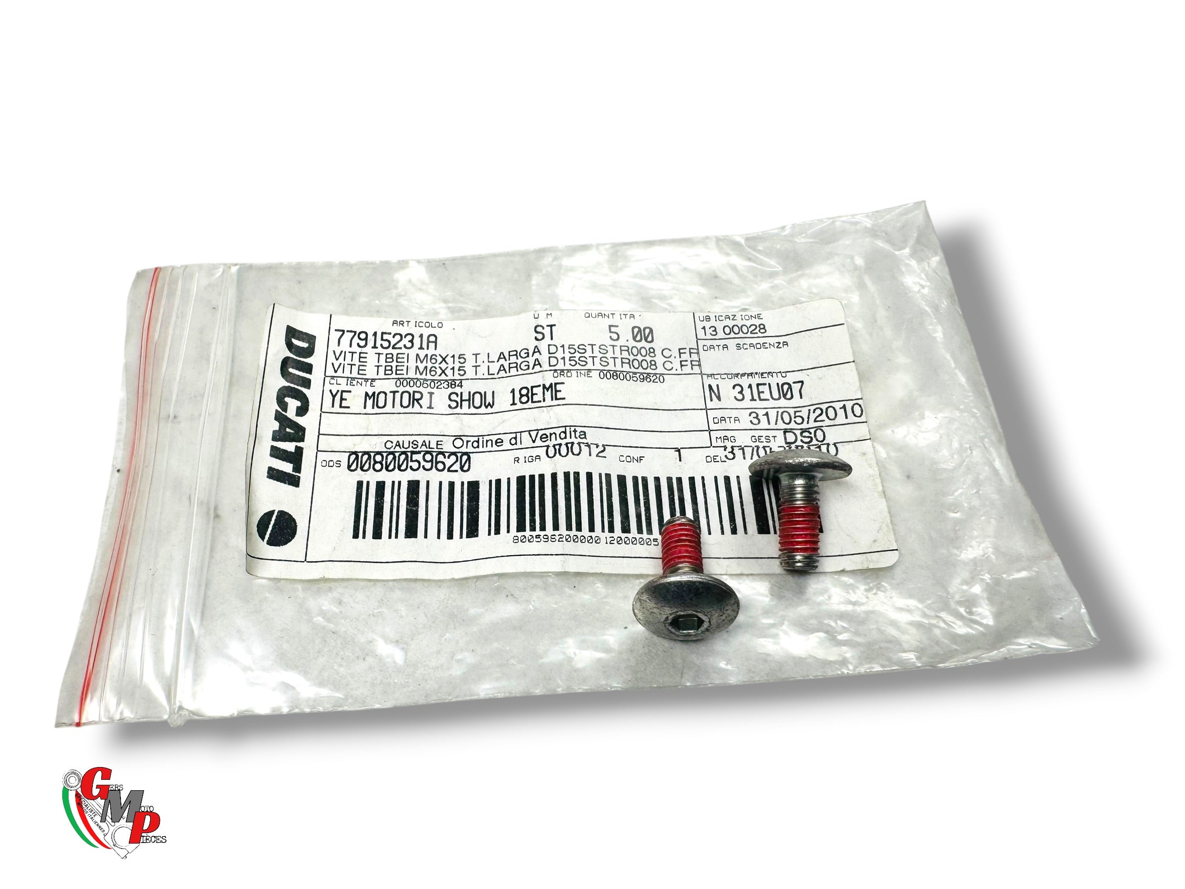 Vis Tbei M6X15 NEUVE - Ducati