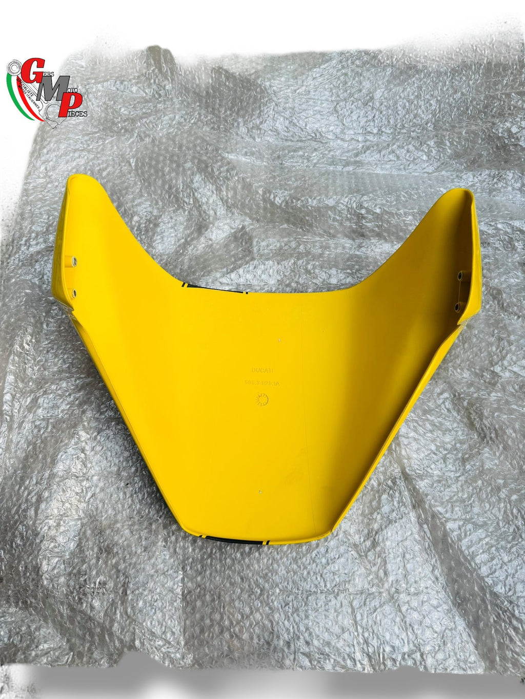 Capot De Selle Jaune Bande Noir NEUF - Ducati