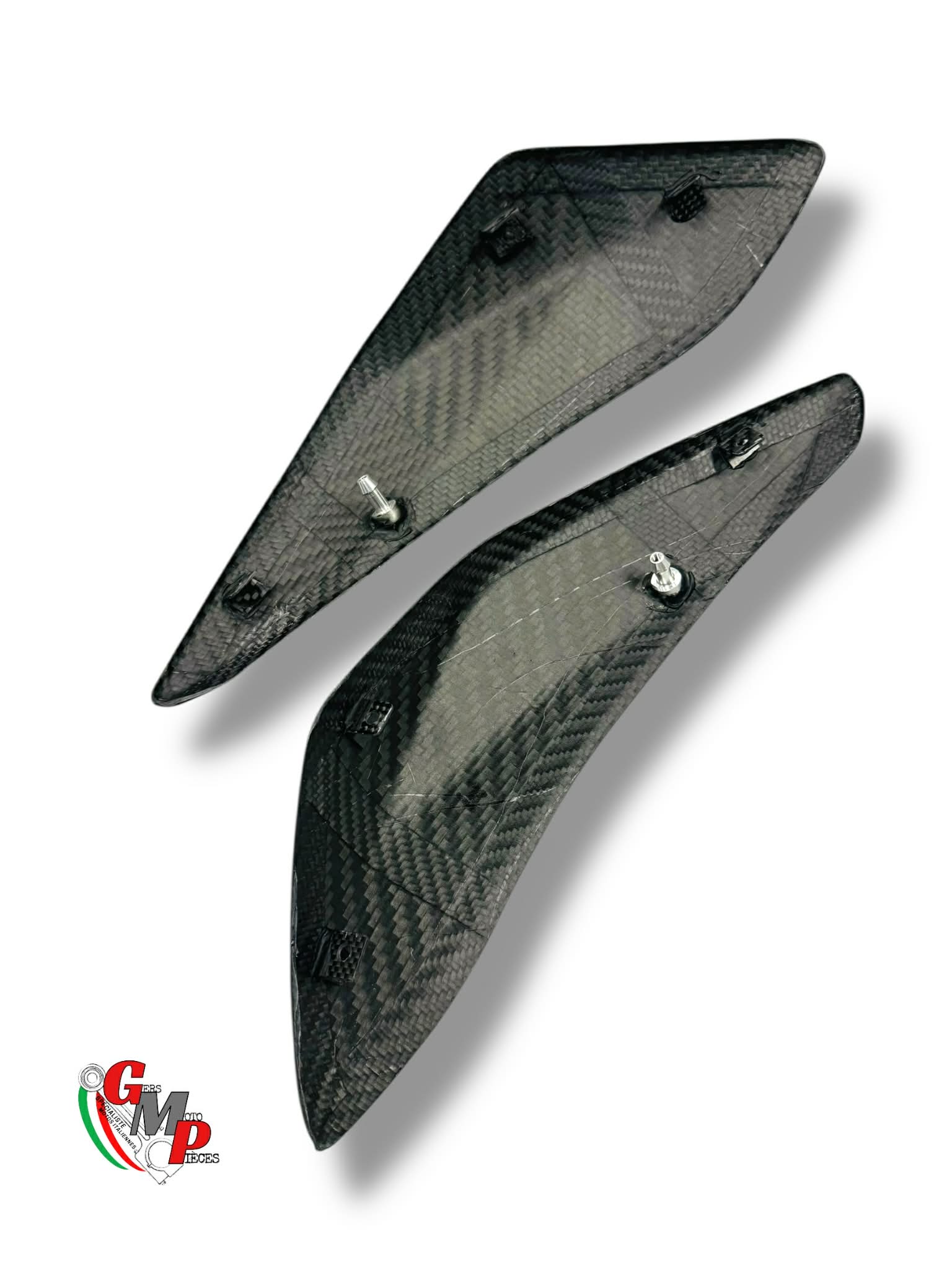 Paire de caches échappements carbone NEUF - Ducati