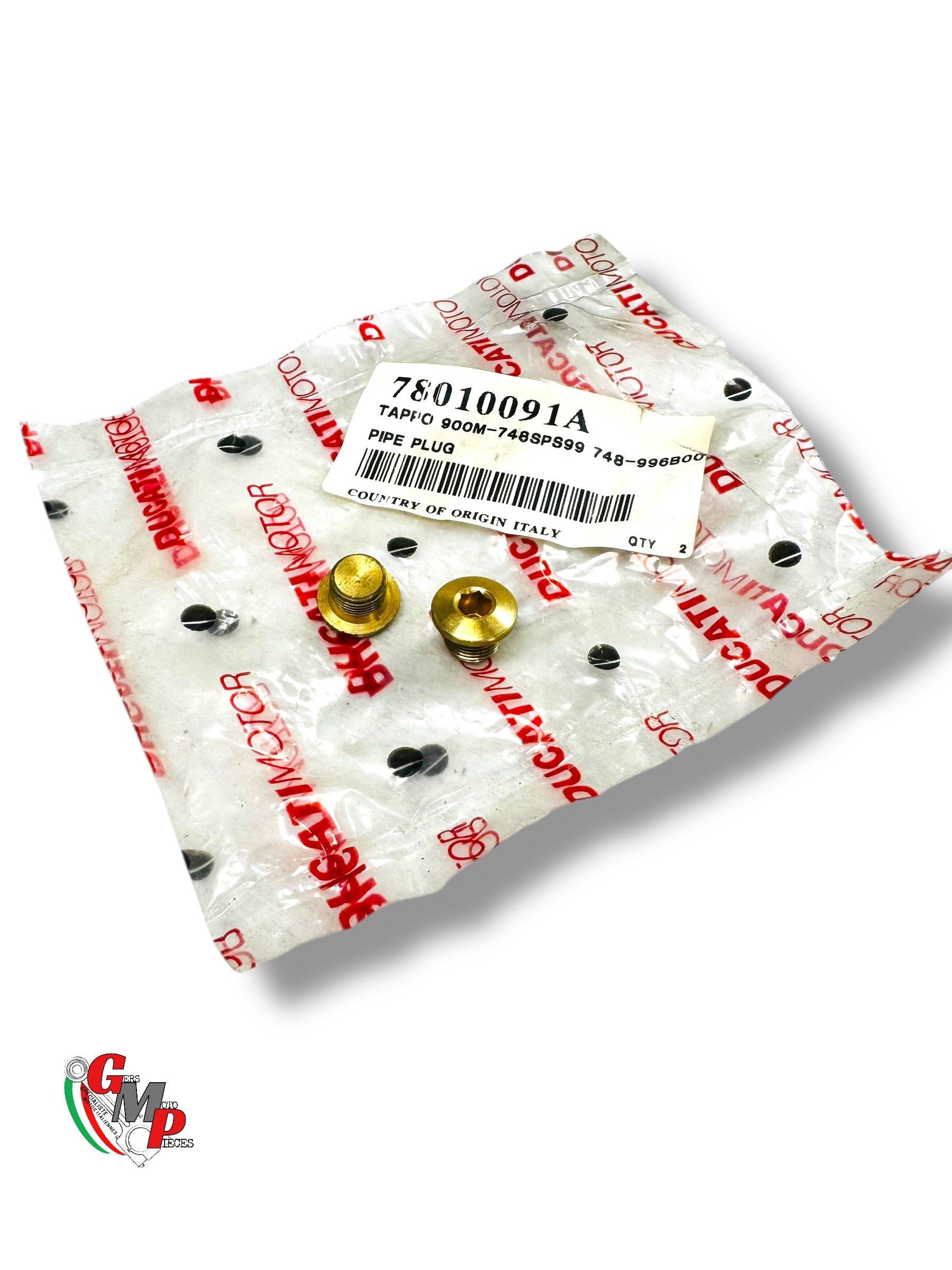 Bouchon Filetee 1/8 Gas UNI5705 NEUF - Ducati