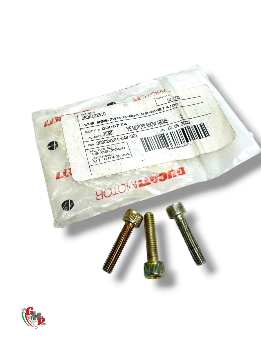 Vis Tete Hexagonale Creuse M6X25 Bichromaté NEUVE - Ducati