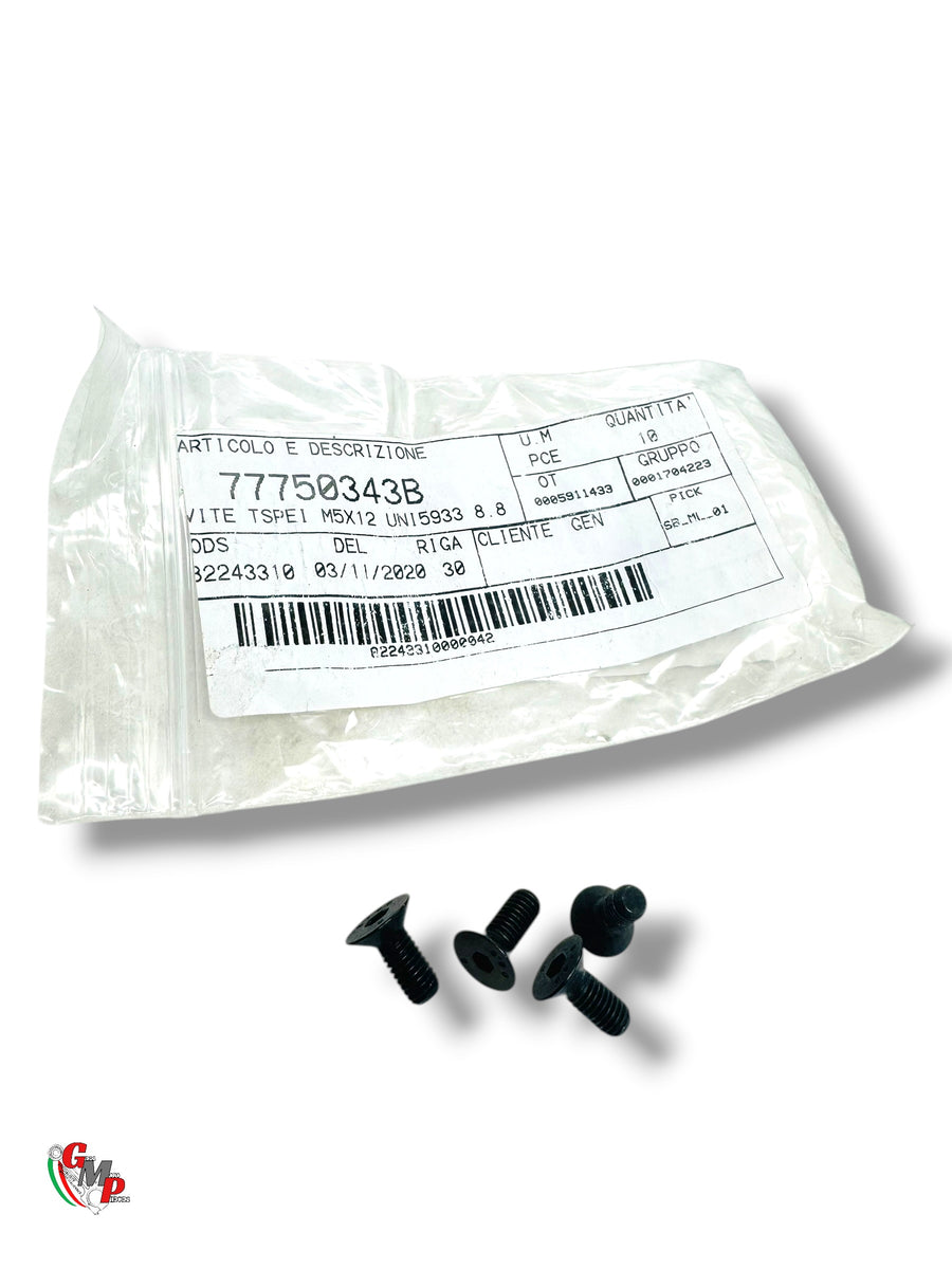 Vis M5X12 Fixation Support Noir NEUVE - Ducati