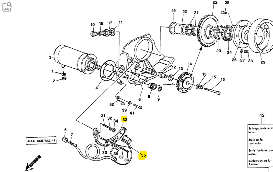 Passage Cable Capteur Pick up Allumage - Ducati