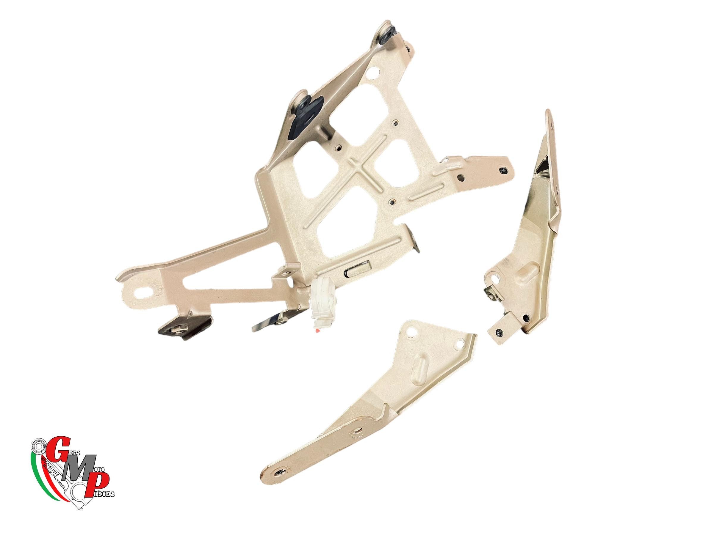 Ensemble Support Capteur et Support Rétroviseur Doré - Ducati