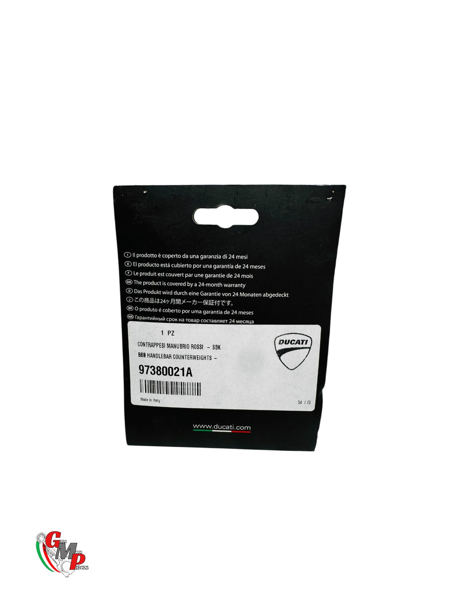 Embout De Guidon Rouge NEUF - Ducati