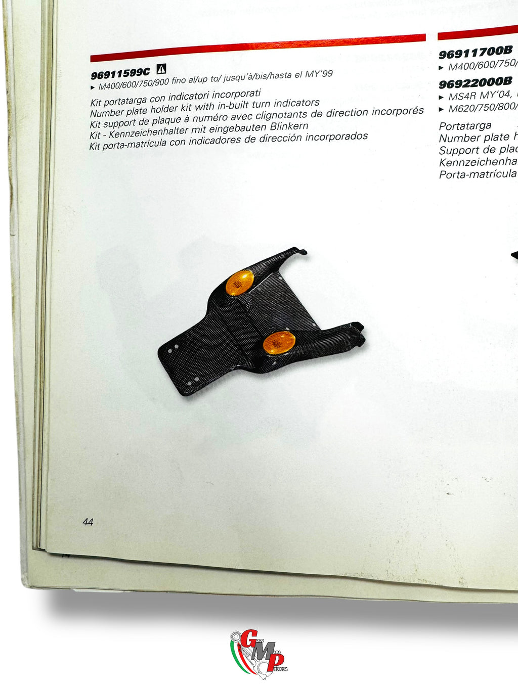 Kit Support Plaque Carbone NEUF - Ducati Performance