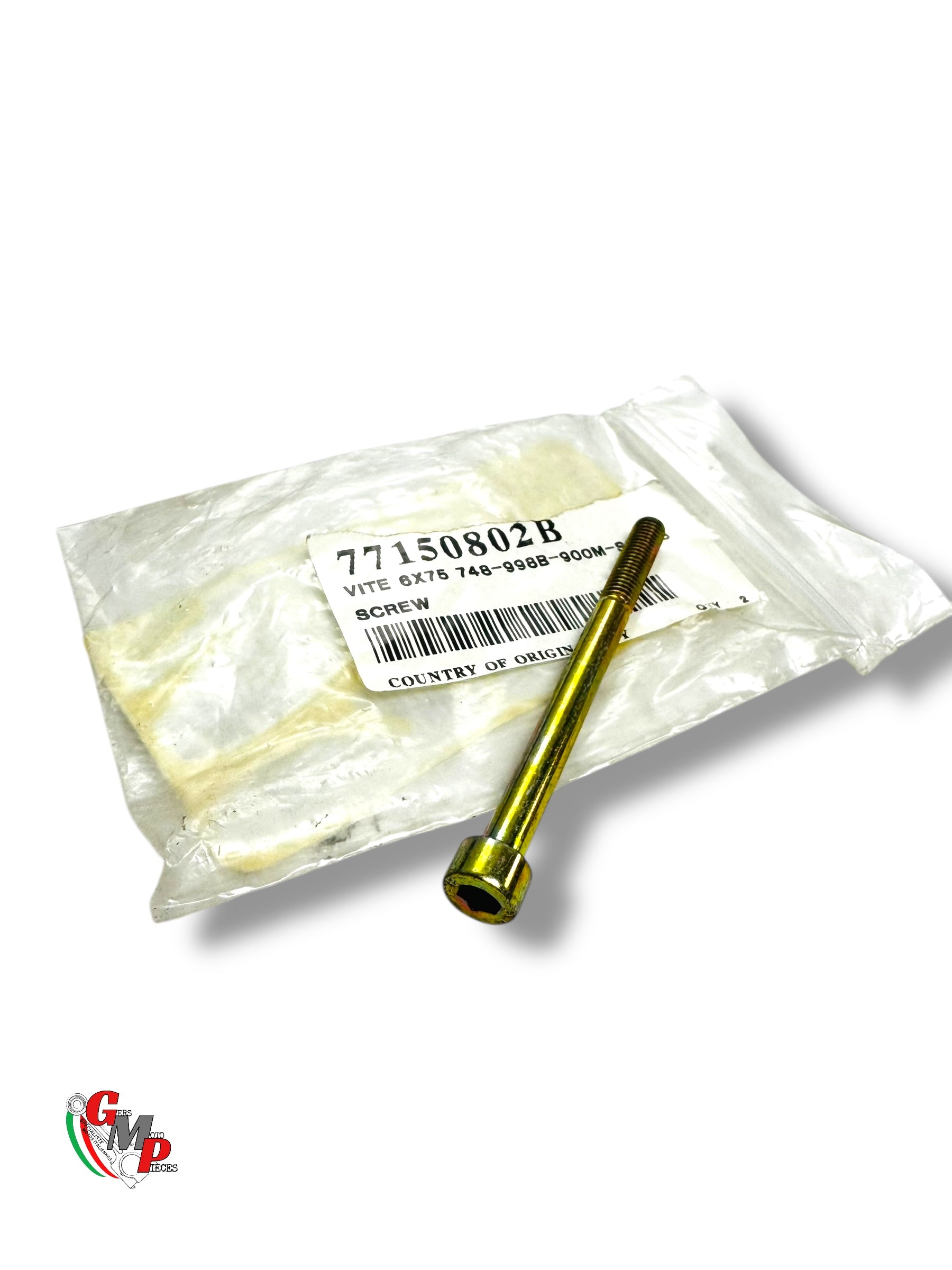 Vis M6X75 Bichromate Carter Moteur NEUVE - Ducati