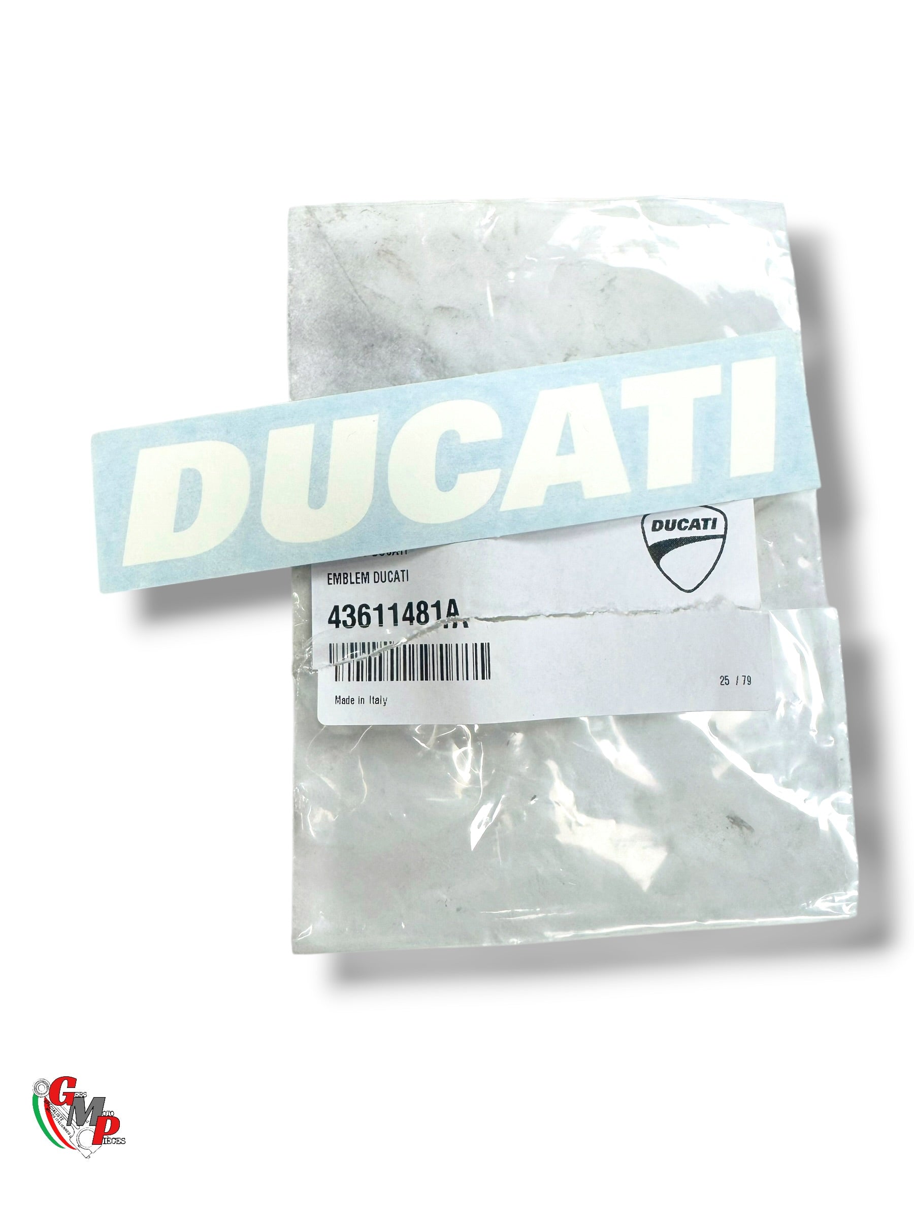 Sticker Ducati Blanc NEUF - Ducati