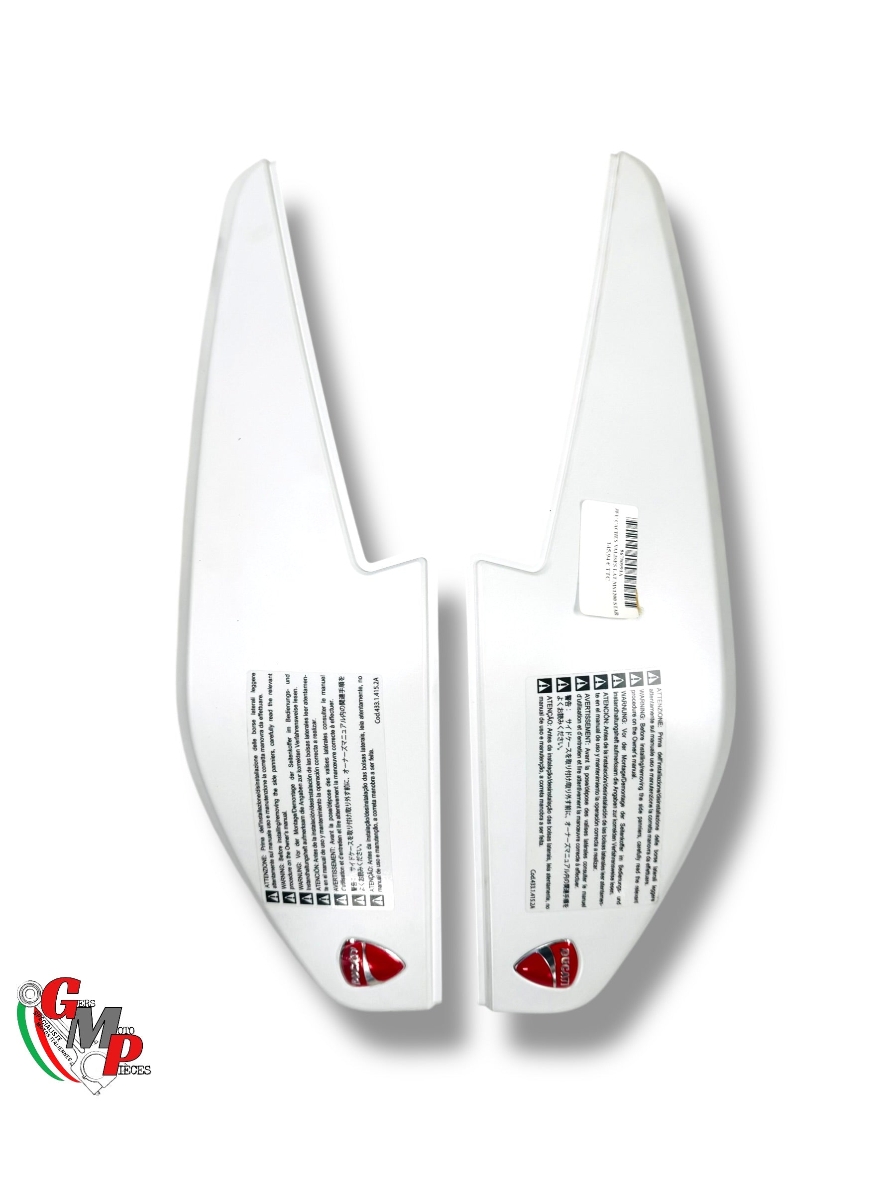 Jeu Caches Valises  Star whites NEUF - Ducati Perfomance