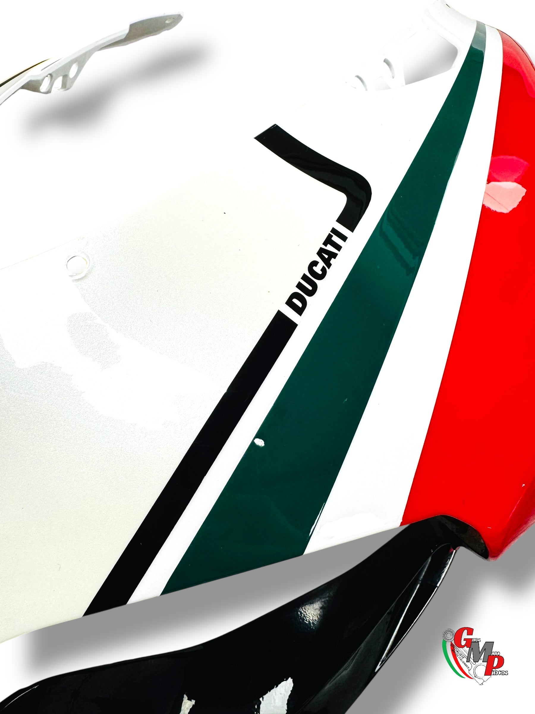 Carénage Face Avant Tête De Fourche Tricolore - Ducati