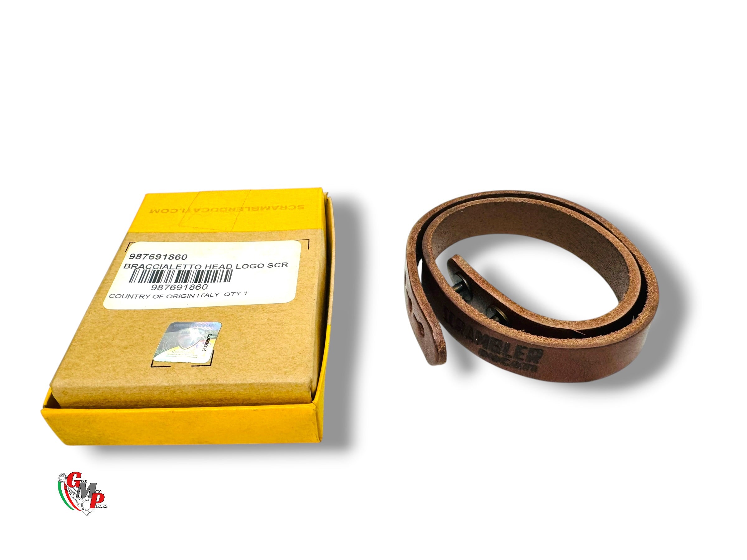 Bracelet Cuir Scrambler NEUF - Ducati