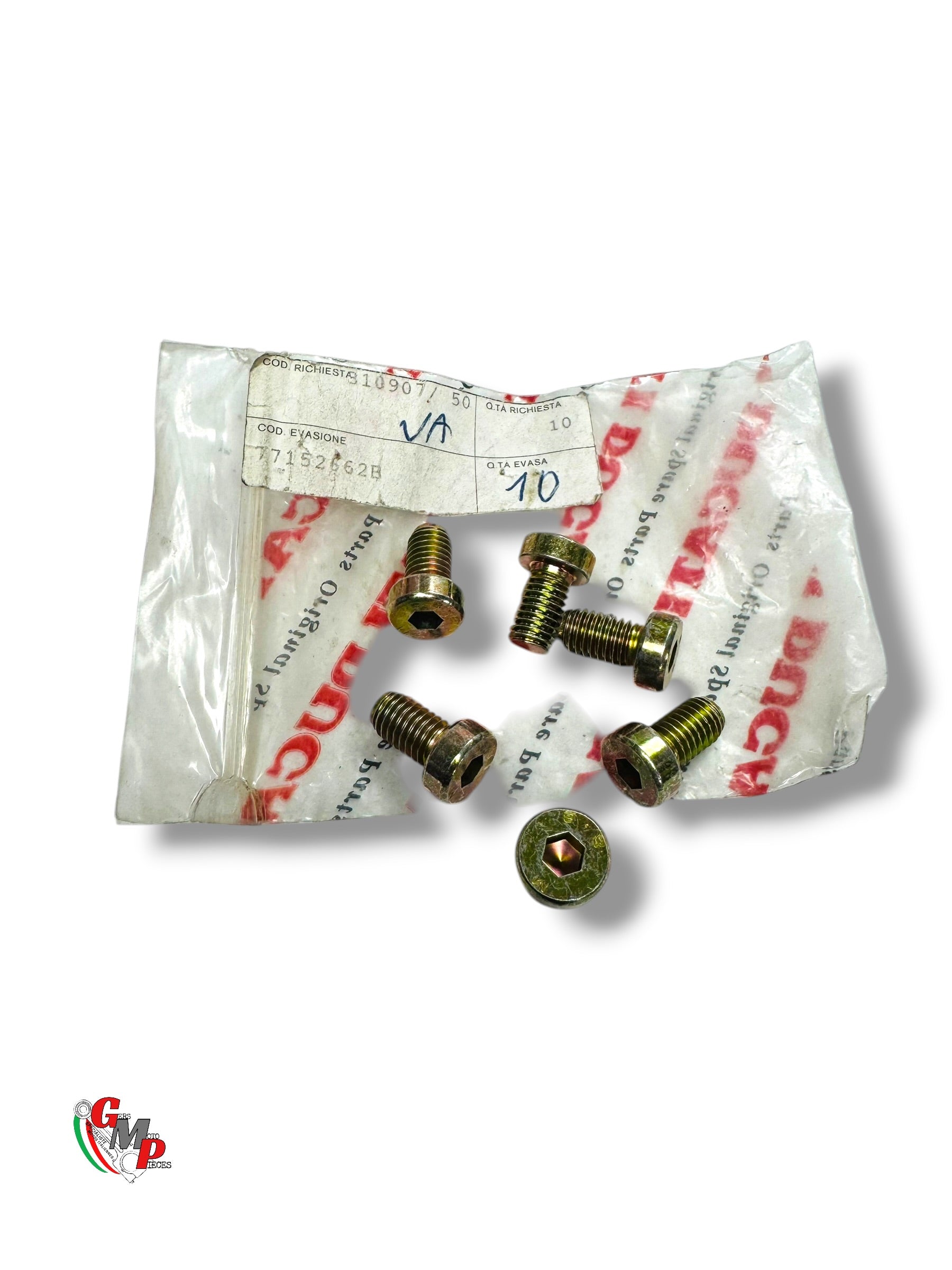 Vis M8X14 Fixation Disque Arriere Bichromaté NEUF - Ducati