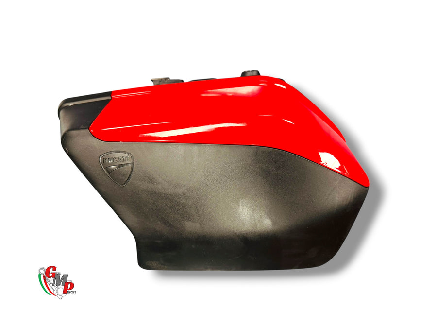 Valise Complète Droite Rouge Gros Volume - Ducati