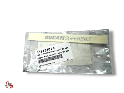 Embleme Ducati Superbike Argent NEUF - Ducati