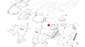 Joint intérieur de carénage NEUF - Ducati