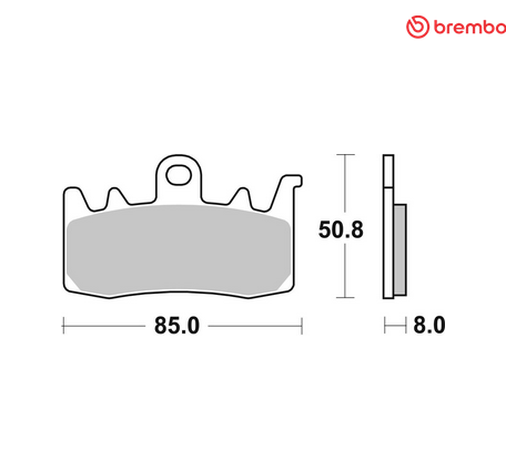 Paire de plaquette de frein avant origine Brembo NEUVE - Ducati