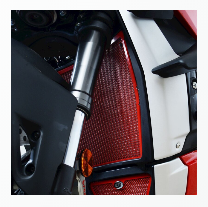 Grille de radiateur rouge R&G NEUF - Ducati