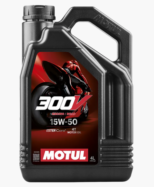 Huile moteur pour sportive 300V 15w50 4L - MOTUL