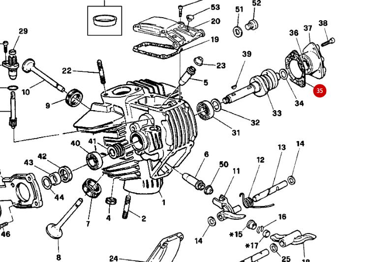 Joint trappe NEUF - Ducati