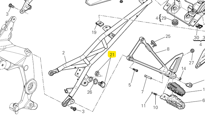 Prise Basse Tension - Ducati