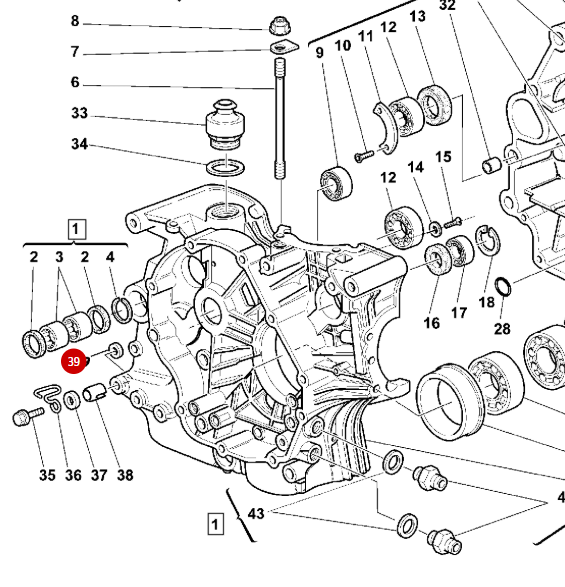 Douille conique NEUVE - Ducati