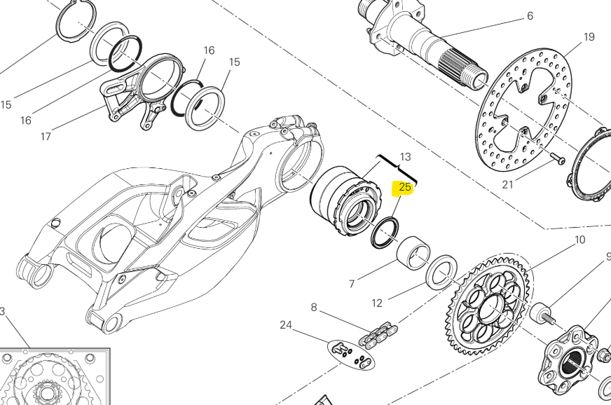 Pare-poussiere NEUF - Ducati