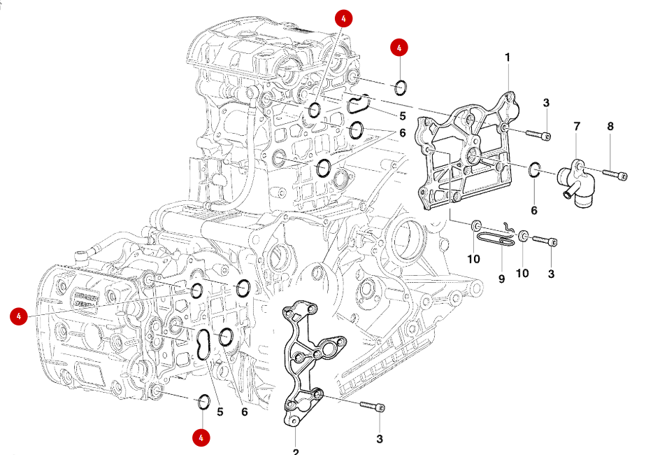 Joint Torique Culasse 18.77X1.78 NEUF - Ducati