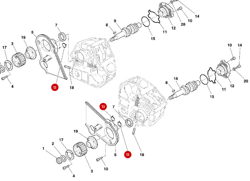 Joint Torique Cache Distribution NEUF - Ducati