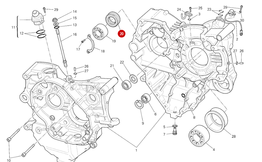 Joint Spi Sortie De Boite NEUVE - Ducati