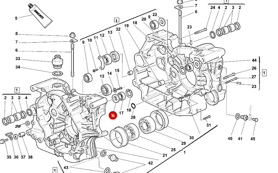 Bague D'etancheite Moteur NEUVE - Ducati